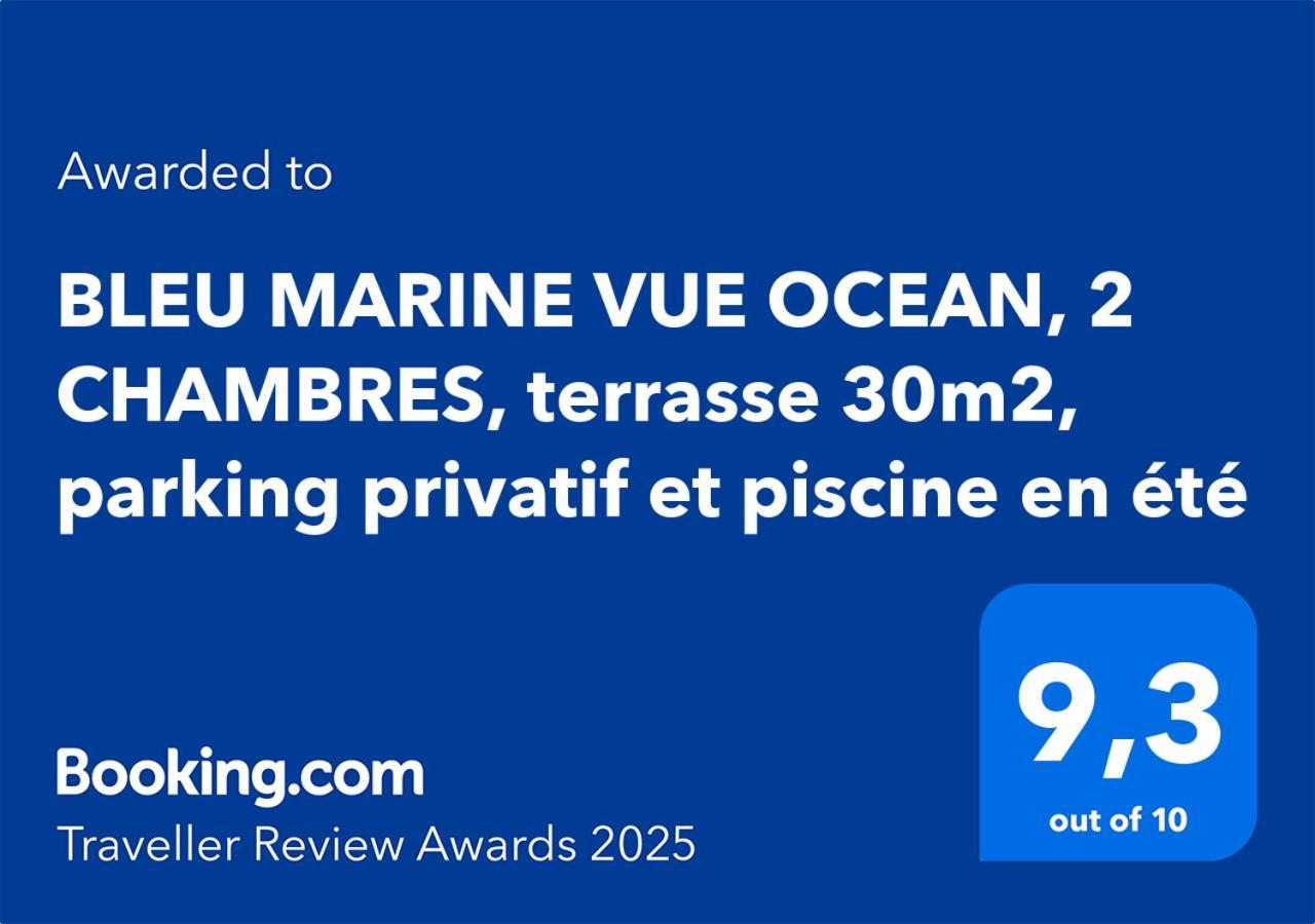 Bleu Marine Vue Ocean, 2 Chambres, Terrasse 30M2, Parking Privatif Et Piscine En Ete Lacanau Exterior photo